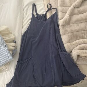 Free People Blue Sleeveless Dress